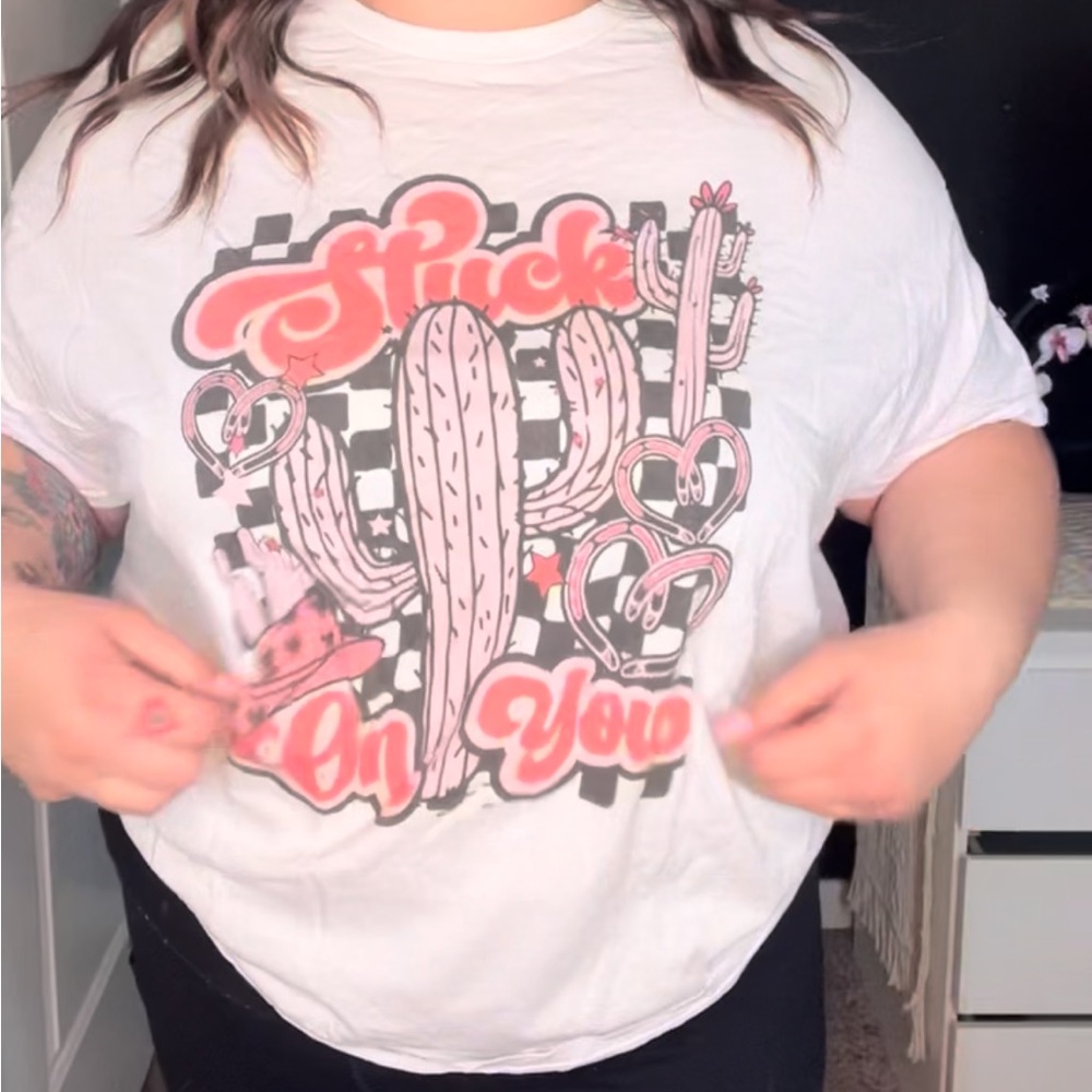 Stuck on you tee